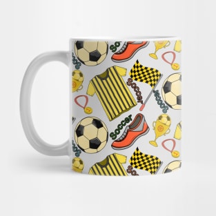 Soccer Pattern Mug